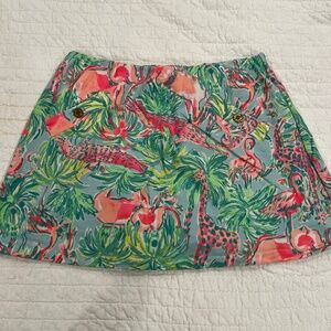 EUC Lilly Pulitzer Madison Skort M ?Jungle on Parade